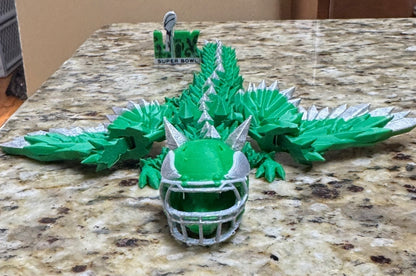 Phila Eagles Articulated dragon -Super bowl LIX Edition